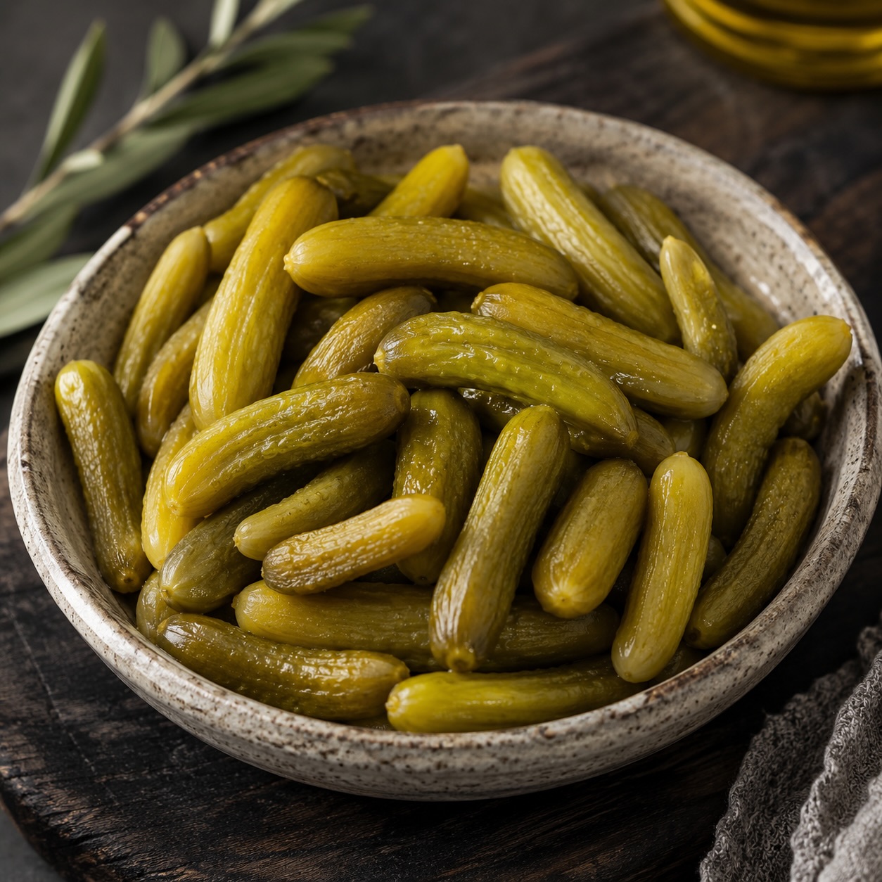 White Stores cornichon pickles