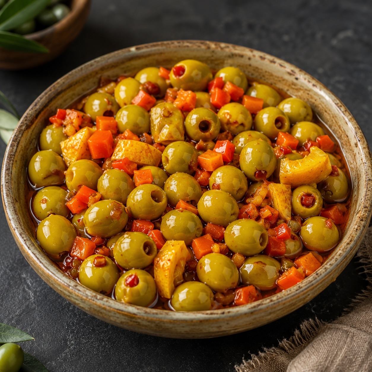 White Stores marinated specialty olives